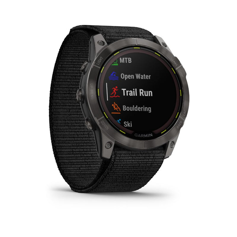 Garmin Enduro 2 (Carbon Grey DLC Titanium with Black Nylon Strap)