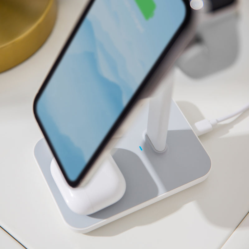 Twelve South HiRise 3 Triple Wireless Charger White