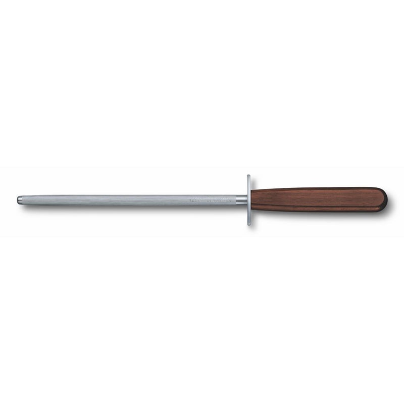 Victorinox Kitchen Sharpening Round Middle Fine Cut Steel 20cm (Wood)