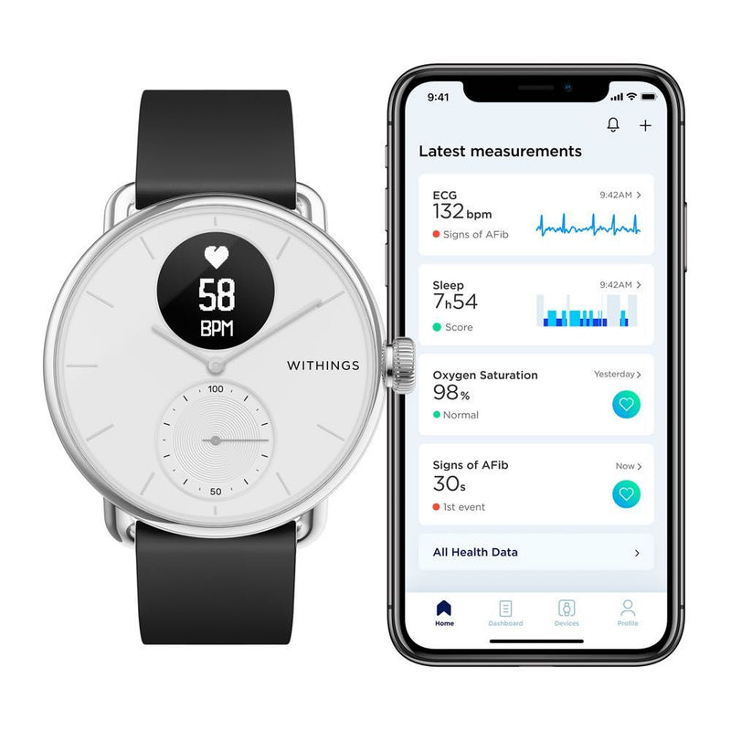 Withings ScanWatch 38 mm White