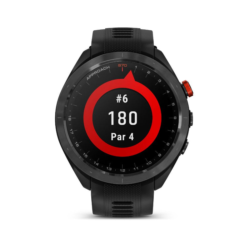 Garmin Approach S70 47mm (Black with Black Band)
