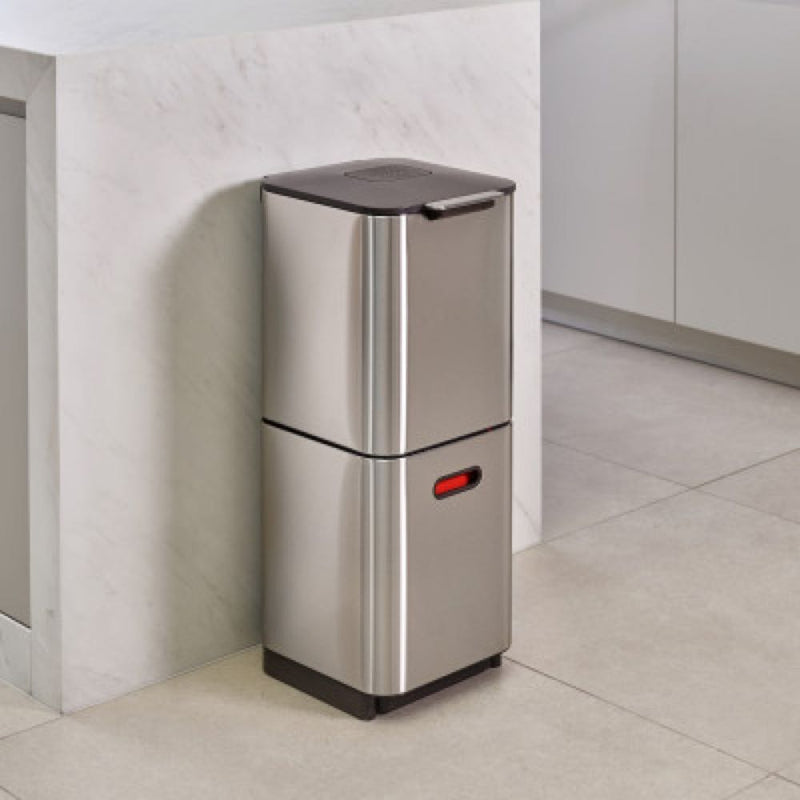 Joseph Joseph Totem 40L Bin (Stainless Steel)
