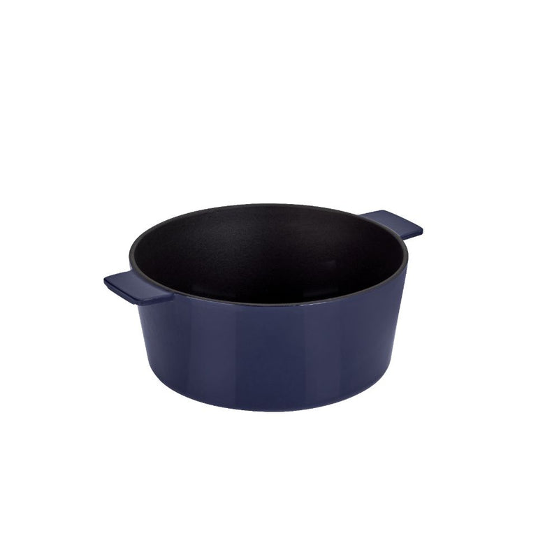 Stanley Rogers Cast Iron French Oven (24cm) (Mid Blue)