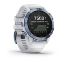Garmin Fenix 6 - Pro Solar Edition (Mineral Blue with Whitestone Band)