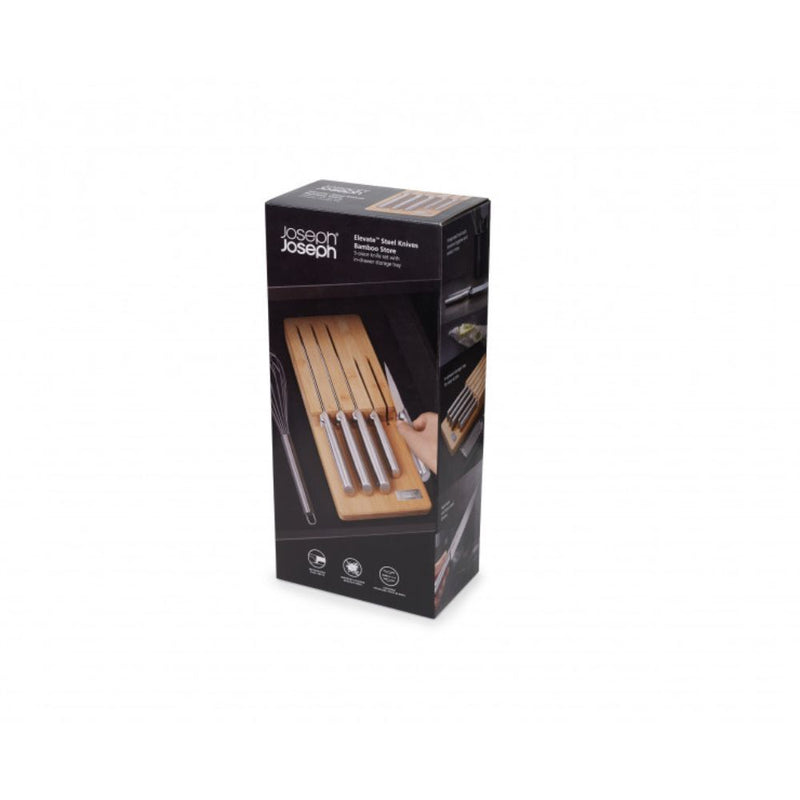 Joseph Joseph Elevate Steel Knives Bamboo Store 5 Piece Set