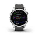 Garmin Fenix 7S (Silver with Graphite Band)