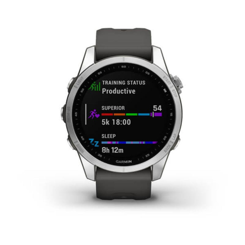 Garmin Fenix 7S (Silver with Graphite Band)