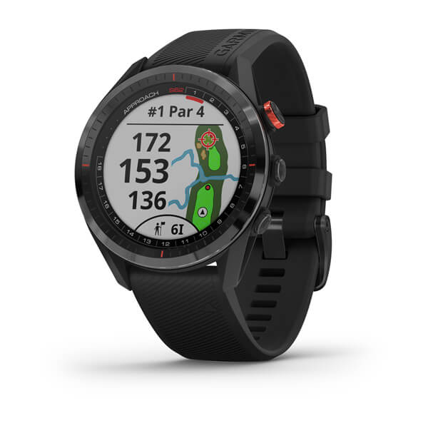 Garmin Approach S62 (Black ceramic bezel with black band)