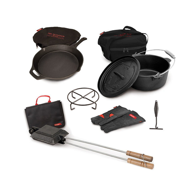 Campfire Cast Iron Boxed Pack 9 Piece