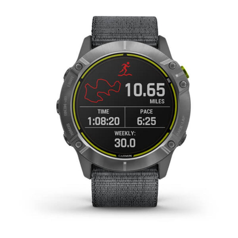 Garmin Enduro (Steel with Grey Ultrafit Nylon Strap)