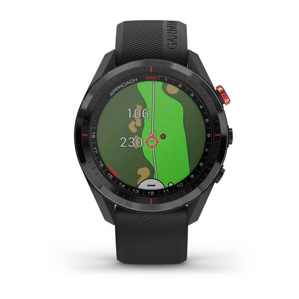 Garmin Approach S62 (Black ceramic bezel with black band)