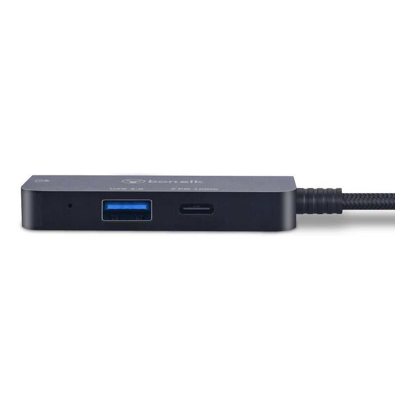 Bonelk Long-Life 3in1 Multiport Hub Black