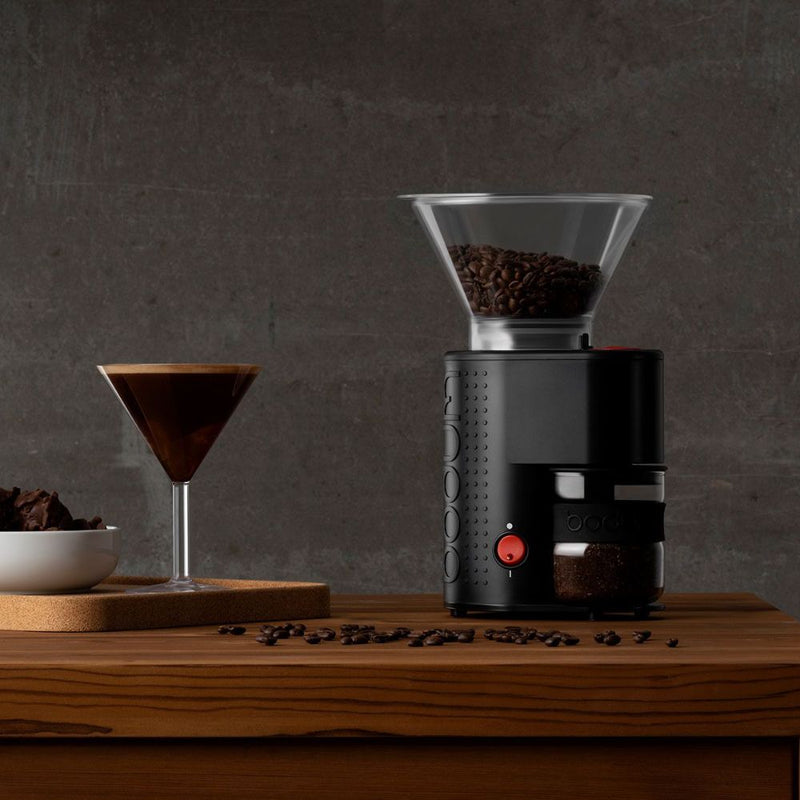 Bodum Bistro Electric Burr Coffee Grinder 160W (Black)