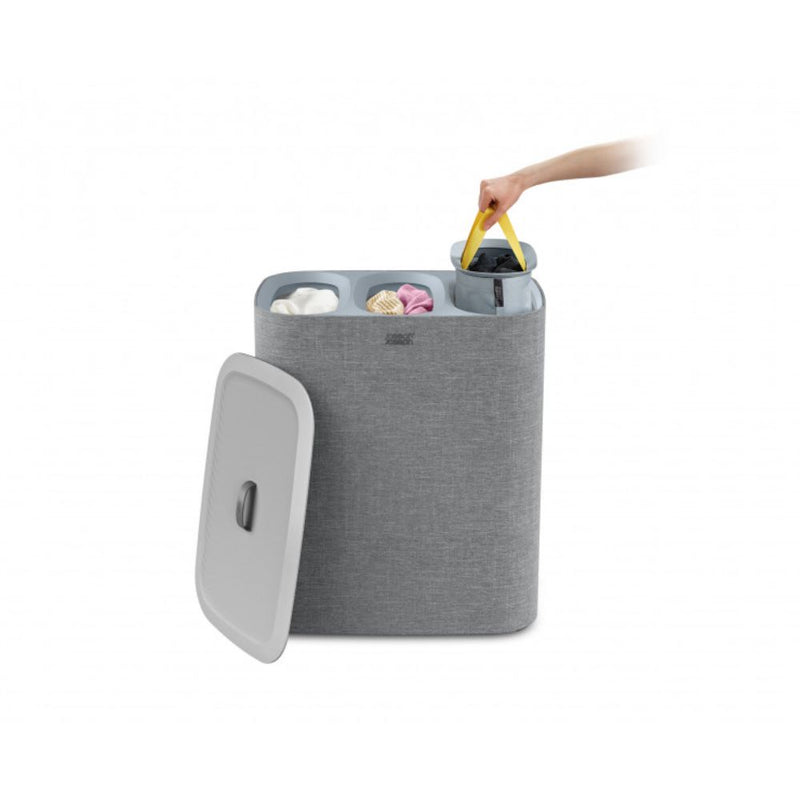 Joseph Joseph Tota Trio 90L Laundry Separation Basket (Grey)