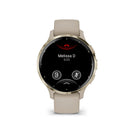 Garmin Venu 3S (Soft Gold SS with Grey Band)
