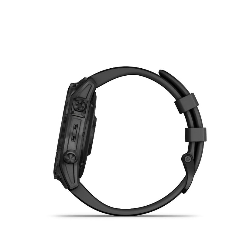 Garmin Fenix 7 Sapphire Solar (Black DLC Titanium with Black Band)