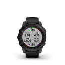 Garmin Fenix 7 Sapphire Solar (Black DLC Titanium with Black Band)