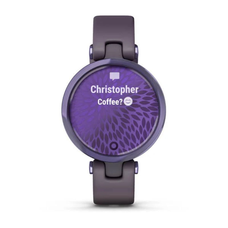 Garmin Lily Sport Edition (Deep Orchid with Midnight Orchid Bezel and Silicone Band)