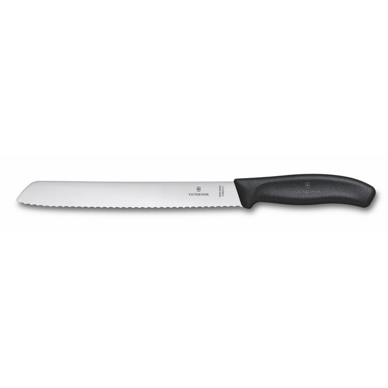 Victorinox Classic Bread Wavy Edge Knife 21cm (Black)
