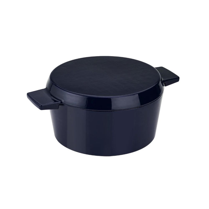 Stanley Rogers Cast Iron French Oven (28cm) (Mid Blue)