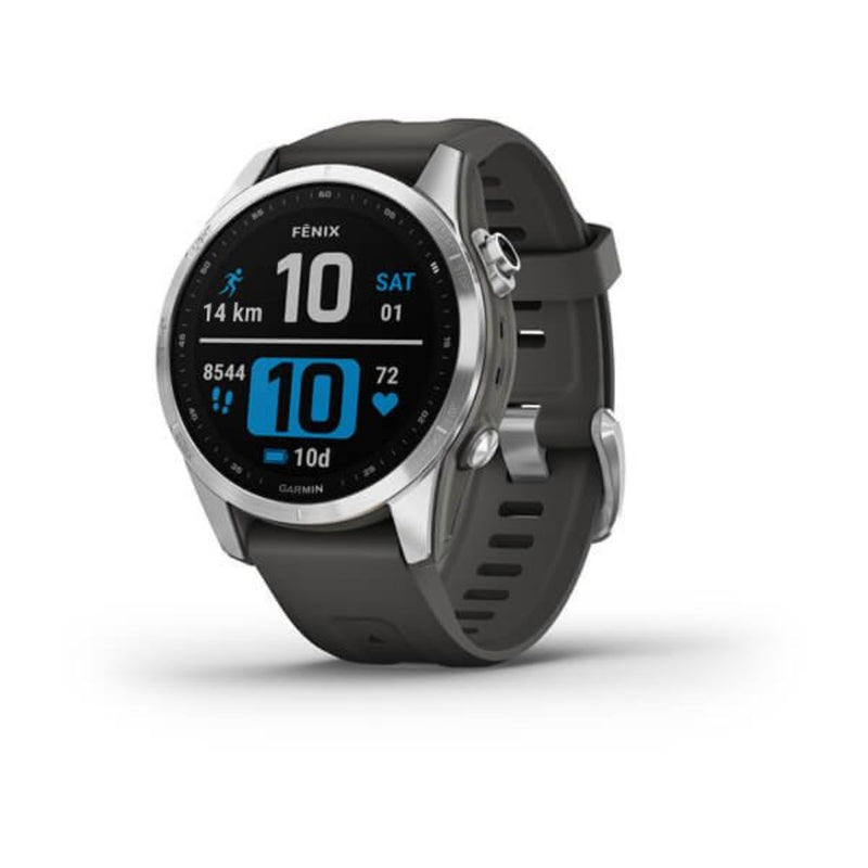 Garmin Fenix 7S (Silver with Graphite Band)