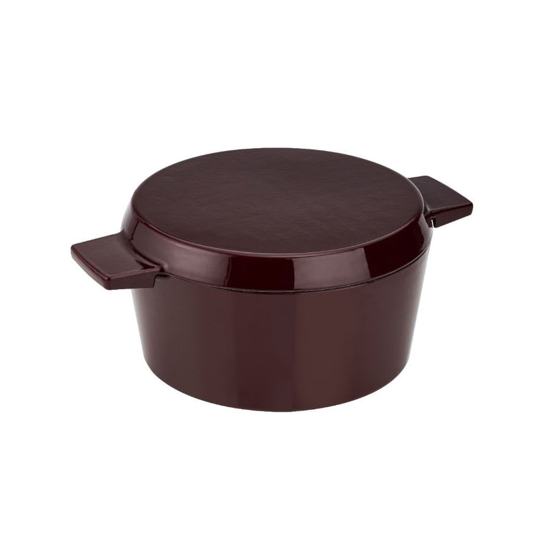 Stanley Rogers Cast Iron French Oven (28cm) (Bordeaux)