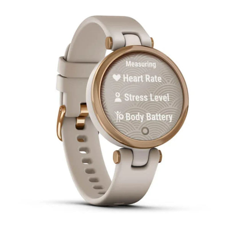 Garmin Lily Sport Edition (Light Sand with Rose Gold Bezel and Silicone Band)